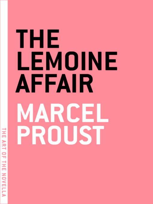 Title details for The Lemoine Affair by Marcel Proust - Wait list